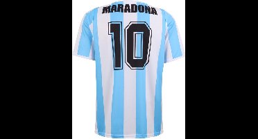 Argentinie Maradona Voetbalshirt - Voetbalshirts Kinderen - Jongens en Meisjes - Sportshirts - Volwassenen - Heren en Dames - Maat 140