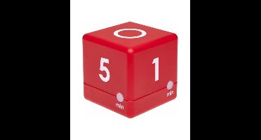 TFA Dostmann Timer Cube Timer Rood Digitaal