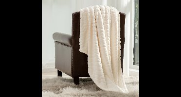 Zydante Pluche Plaid - Dekentje - Cozy Bliss Luxury Milky - Créme / 270x230 cm