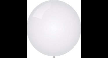 Topballon wit 6 stuks - 91 cm