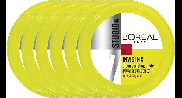 L'Oréal Paris Studio Line Invisi Fix - Gel-Paste Clean Sculpting - 6 x 75ml