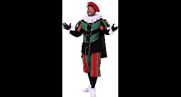 Piet ribfluweel met cape "Pamplona maat L