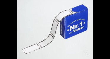 Westfalia Etiketten in dispenser - 200 stuks - 6 x 3 cm