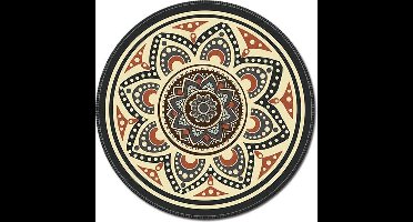Ronde muismat met bohemian patroon