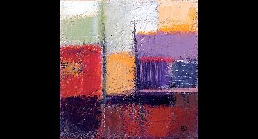 Kunstdruk Bea Danckaert - Violet Statics I 40x40cm