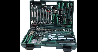 Brüder Mannesmann - 29099 - Zeer complete Gereedschapskoffer (met inhoud) - 99-delig - duurzaam - chroom-vanadium staal - hoge kwaliteit