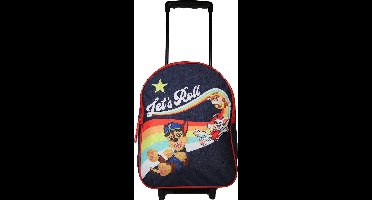 PAW PATROL Chase Marshall Regenboog Rugzak Trolley School Logeren Vakantie 2-5 Jaar