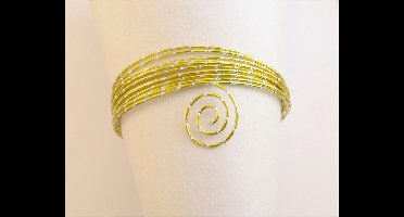 Vaessen Creative Aluminium Draad - Diamond cut - 2mm - 30m - Zonnig geel