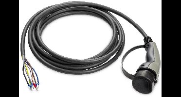 Ratio Premium EV Laadkabel Type 2 met Open Einde, 15 meter 11 kW, 3 fasen 16A, Laadkabel open einde
