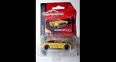 MERCEDES AMG SL 63 YELLOW MAJORETTE PREMIUM CARS VINTAGE 1:64 CARD INCLUDED (BK040924)