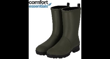 Comfort Essentials - Hoge Regenlaarzen Heren - Groen - Maat 42 - Rubber Laarzen Heren - Outdoorlaarzen Heren - Waterdicht met Demping
