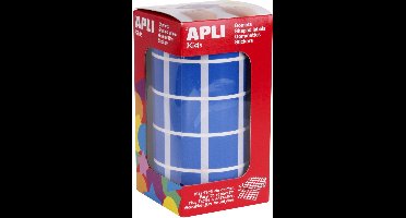 APLI Stickerrol voor Kinderen Vierkant Blauw