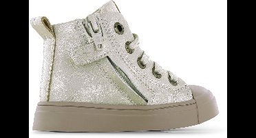 Shoesme Gouden Veterboot - Veterschoen Kind - Meisjes - Gold - Metallic;Microfiber Leer - Maat 29