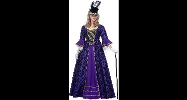 Venetiaanse Jurk Paars Dames Premium - Maat 56