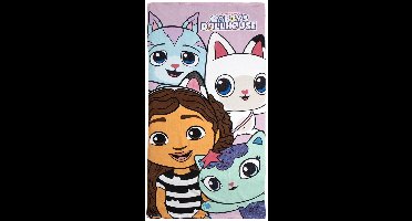 Gabby's Dollhouse strandlaken 70 x 140 cm - polyester