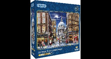 Gibsons - St Paul's at Christmas (door Richard Macneil) - 1000 stukjes 68×49cm (b×h) - Legpuzzel voor volwassenen
