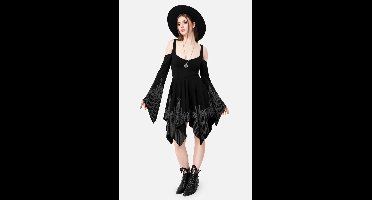 Restyle - Infernal Chapel Mini Dress - Zwart - L