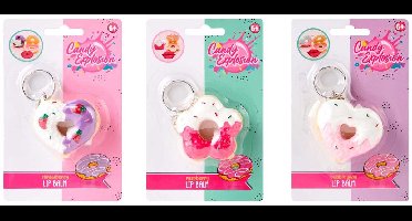 Create It! Candy Explosion Donut Lippenbalsem Sleutelhanger