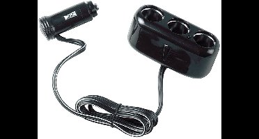 3- weg aanstekerdoos 12 Volt