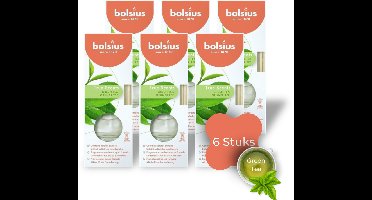 Bolsius True Scents Geurstokjes Groene Thee Voordeelverpakking - 6 x 45 ml
