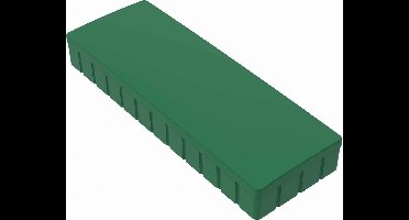 Magnetische-Magneten solid 54 x 19 mm (10 stuks) | mini-Groen-set van 10