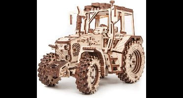 Eco Wood Art Modelbouwpakket Tractor Belarus 82 - 3D Puzzel - Miniatuur Bouwpakket Volwassenen - DIY - Knutselen - Hout