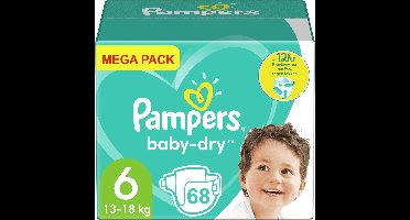Pampers Baby Dry Luiers - Maat 6 - Mega Pack - 68 luiers