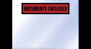 Raadhuis paklijstenvelop A5 - 225x165mm - Documents Enclosed - 100 stuks