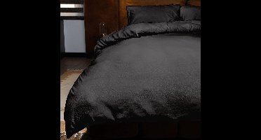 Zydante® Dekbedovertrek Emboss Crocodile 240x220 cm - Zwart - met 2 Kussenslopen
