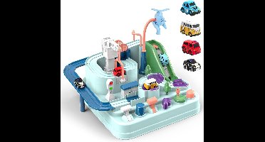 oCreon Racebaan Speelgoed Auto's - Educatief & Interactief Racen voor Peuters 3-6 Jaar