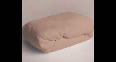 Sweet Home Fleece Teddy Hoeslaken, Coffee - 180 x 200 cm - Polyester