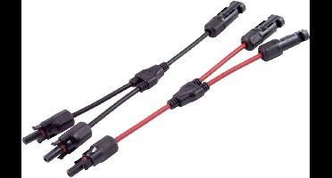 BKL Electronic 2800017 2/1 Y-stekker 4 mm² Kabellengte 0.30 m