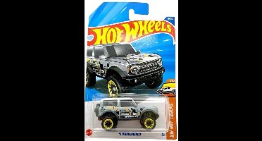 HOT WHEELS '21 FORD BRONCO 2 SILVER METALIC 20/250 HW HOT TRUCKS 1/10 1:64