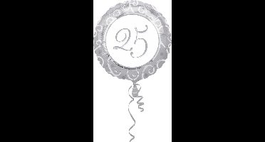 Anagram - Folieballon - Zilver - 25 - Zonder vulling - 43cm