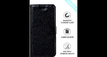 Huawei P9 Portemonnee hoesje - Zwart