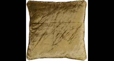 Dutch Decor Kussenhoes Fluweel 45x45 Cm Olijf