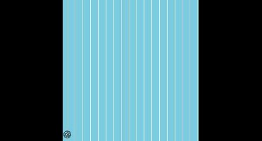 Dutch Wallcoverings Papierbehang - Streep - Blauw/Wit