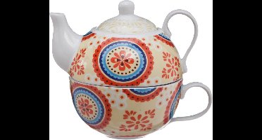 Cosy & Trendy Theepot Met Kopje - Ø 10 cm x 12 cm - 26 cl-21 cl