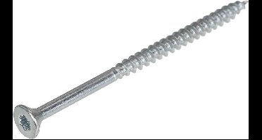 Hoenderdaal Spaanplaatschroef verzinkt platverzonken kop TX25 deeldraad 5.0X100/60 (per 200 stuks)