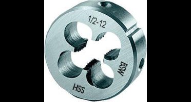 "Snijplaat voor Whitworth-draad HSS EN 22568 BSW 1/4"" FORMAT"