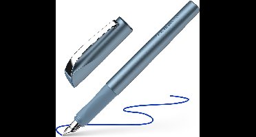 Schneider vulpen - Ceod Shiny – penpunt M – blauw – S-168623