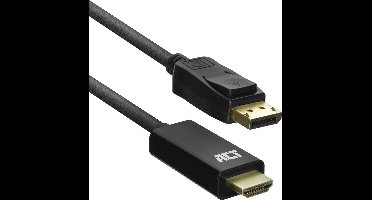 ACT DisplayPort naar HDMI adapterkabel, 1,8 m
