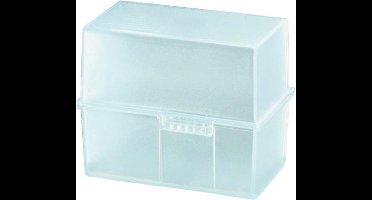 Kaartenbak HAN breed A6 kunststof translucent