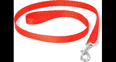 Duvo+ Nylon leiband Rood 120 cm - 15 mm