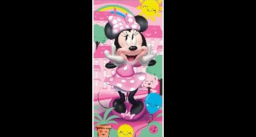 Minnie Mouse handdoek - 100% katoen - Minnie Mouse strandlaken - 140 x 70 cm.