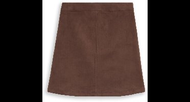 Tom Tailor Denim - Minirok met suède-look - Maat S - cool dark brown