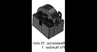 15 Ohm PTC Starter Relay voor Koelkast - Resistor en Onderdelen voor Vrijstaande Koelkasten en Vriezers