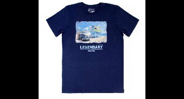 BRISA VW Collection - Stijlvol vintage Volkswagen T1 Bulli Bus T-shirt, unisex met retro motief