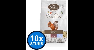 10x Deli Nature - Greenline nut mix 500gr - Vogelvoer - 500 g