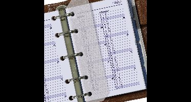 Kalpa 6347-26-27 104 x 68 mm mini Planner Organizer Inzetstukken Jaardoos NL 2026 2027